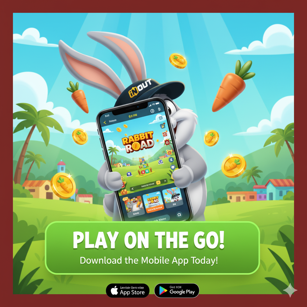 Play Rabbit Road game on iOS and Android devices with smooth gameplay
